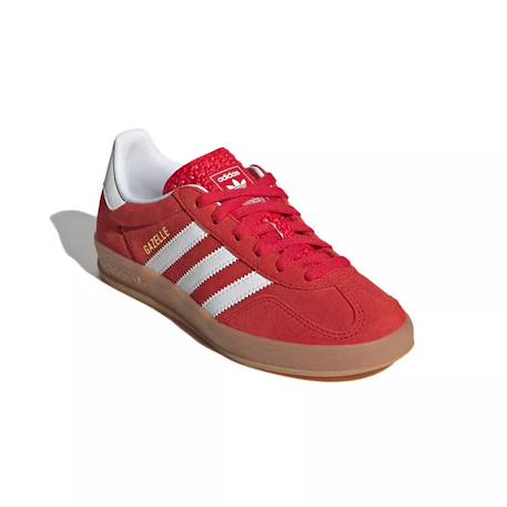 Baskets enfant en daim Rouge/ blanc 2 - vertbaudet enfant 