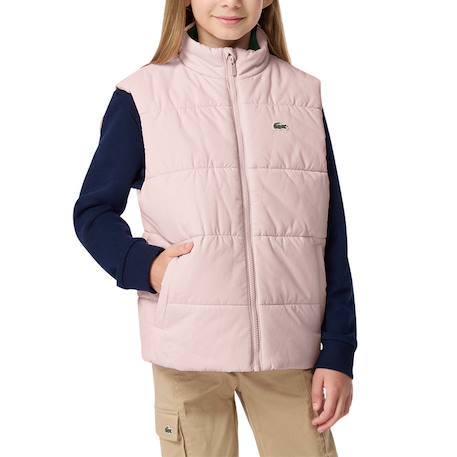 Doudoune sans manches enfant Rose clair 3 - vertbaudet enfant 