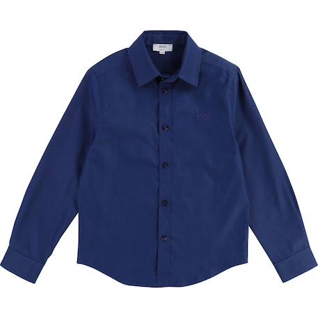 Chemise enfant en coton Bleu marine 1 - vertbaudet enfant 