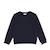 Sweat enfant en coton Bleu marine+Gris intense 1 - vertbaudet enfant 