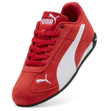 Baskets enfant en cuir Noir, blanc+Rouge, blanc 11 - vertbaudet enfant 