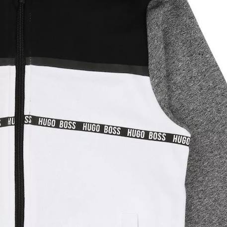 Sweat enfant en coton Gris, blanc 3 - vertbaudet enfant 