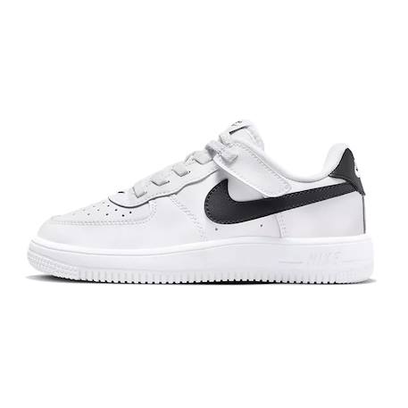 Basket enfant en cuir Blanc/noir+Noir/ noir 1 - vertbaudet enfant 
