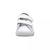 Baskets enfant en cuir Blanc et bleu 2 - vertbaudet enfant 