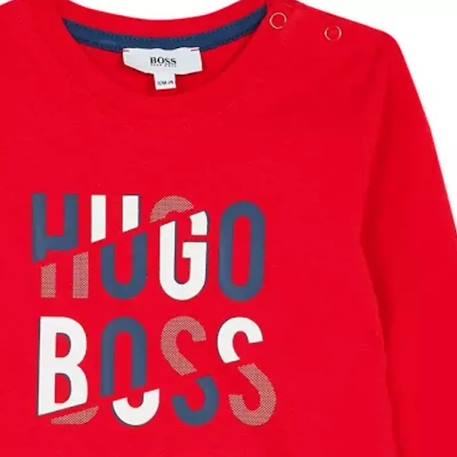 Sweat enfant en coton Beige clair+Bleu marine+Rouge, blanc 9 - vertbaudet enfant 