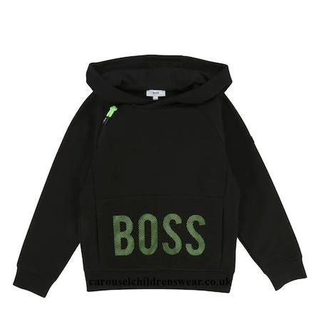 Sweat enfant en coton Noir, vert 1 - vertbaudet enfant 