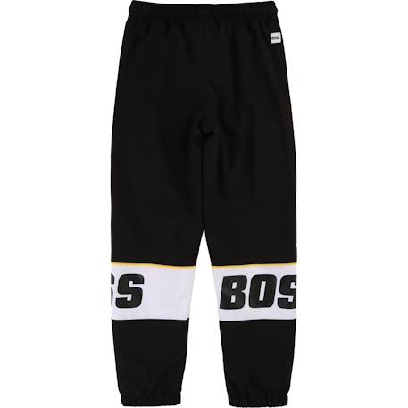 Pantalon de survêtement enfant Noir/blanc 2 - vertbaudet enfant 