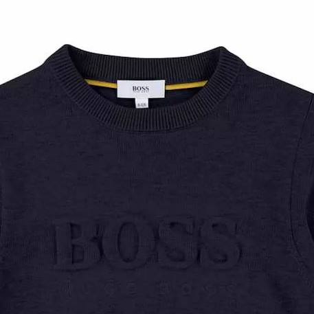 Sweat enfant en coton Beige clair+Bleu marine+Rouge, blanc 6 - vertbaudet enfant 