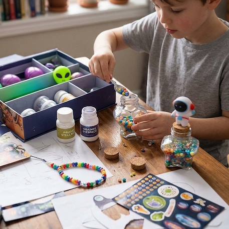 Jouet coffret explorateur galactique expériences spatiales Bleu 2 - vertbaudet enfant 