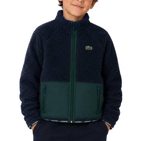 Veste de survêtement enfant Bleu marine, vert 3 - vertbaudet enfant 