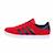 Baskets enfant en cuir Rouge, noir 1 - vertbaudet enfant 