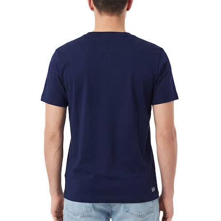 Tee-shirt enfant en coton Bleu marine, blanc+Gris, noir+Noir, blanc 2 - vertbaudet enfant 