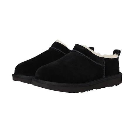 Chaussons mules enfant en daim Chesnut+Noir+Sand 12 - vertbaudet enfant 