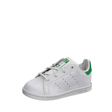 Baskets enfant en cuir Blanc 3 - vertbaudet enfant 