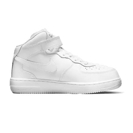 Baskets enfant en cuir Blanc/blanc 4 - vertbaudet enfant 