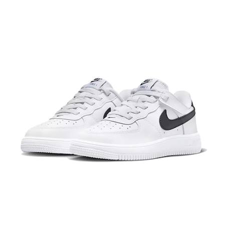 Basket enfant en cuir Blanc/noir+Noir/ noir 2 - vertbaudet enfant 