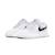Basket enfant en cuir Blanc/noir+Noir/ noir 2 - vertbaudet enfant 