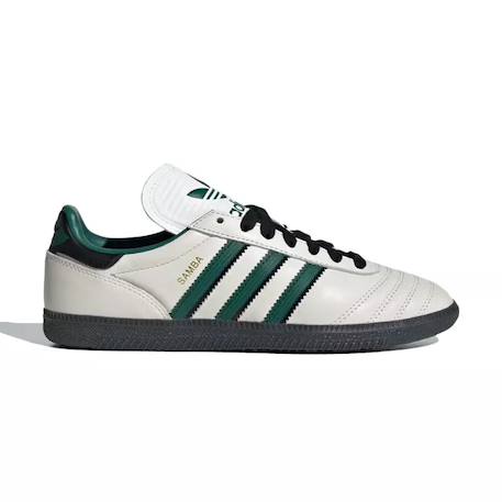 Baskets enfant en cuir Blanc, noir+Blanc, vert, noir 9 - vertbaudet enfant 