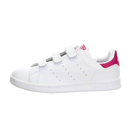 Baskets fille en cuir Blanc 1 - vertbaudet enfant 