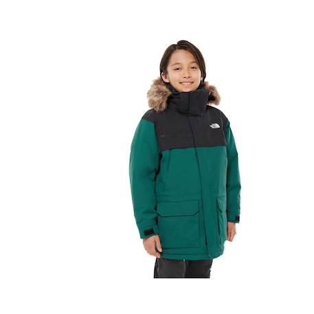 Parka enfant Vert, noir 2 - vertbaudet enfant 