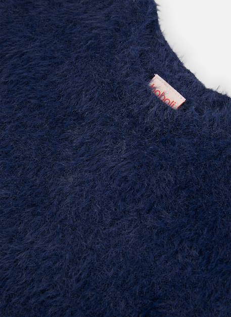 Pull sans manches fille avec boutons Bleu 3 - vertbaudet enfant 