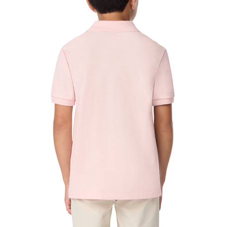 Polo enfant en coton Gris chiné, vert+Nidus, vert 9 - vertbaudet enfant 