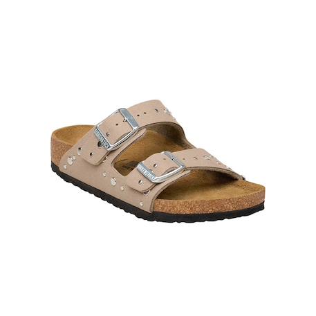 Sandales fille Soft birki gray taupe 3 - vertbaudet enfant 