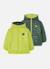 Parka garçon tissu technique réversible Vert 3 - vertbaudet enfant 