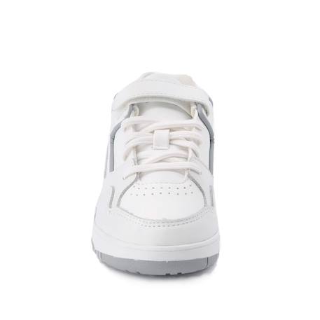 Baskets enfant en cuir Blanc 5 - vertbaudet enfant 