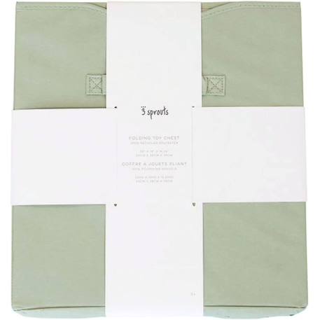 Coffre à jouets Ecru+Gris+Rose+Vert d'eau 20 - vertbaudet enfant 