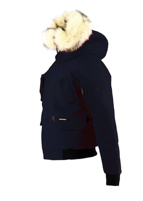Blouson enfant Marine, blanc+Rouge, blanc 3 - vertbaudet enfant 