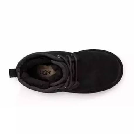 Boots enfant en daim Marron+Noir 10 - vertbaudet enfant 