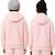 Sweatshirt enfant en coton Bleu ciel+Bleu marine+Gris chiné+Rose clair 17 - vertbaudet enfant 