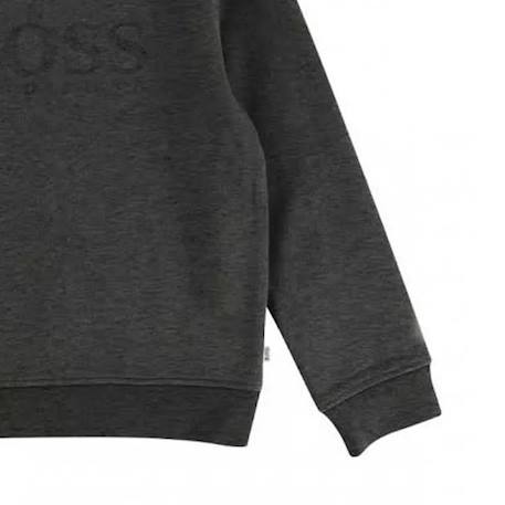 Sweat enfant en coton Bleu marine+Gris intense 6 - vertbaudet enfant 