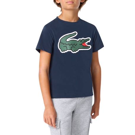 Tee-shirt enfant en coton Blanc, vert+Bleu ciel+Bleu ice+Marine+Noir, vert 13 - vertbaudet enfant 