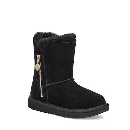 Bottes enfant en cuir Noir 3 - vertbaudet enfant 
