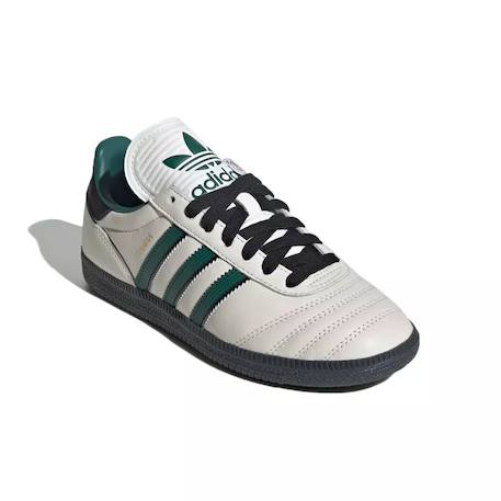 Baskets enfant en cuir Blanc, noir+Blanc, vert, noir 8 - vertbaudet enfant 