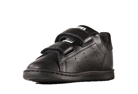 Baskets bébé en cuir Noir 2 - vertbaudet enfant 