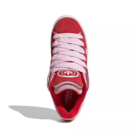 Baskets enfant en daim Rouge, rose, blanc 4 - vertbaudet enfant 