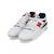 Baskets enfant en cuir Blanc/rouge/bleu 2 - vertbaudet enfant 