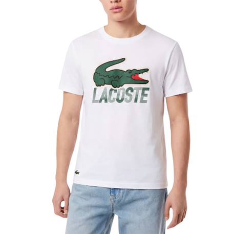 Tee-shirt enfant en coton Blanc, vert+Marine, blanc+Vert, blanc 2 - vertbaudet enfant 