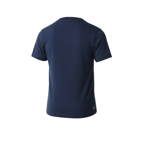 Tee-shirt enfant en coton Marine, orange+Merle noir 2 - vertbaudet enfant 