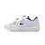 Baskets enfant en cuir Blanc et bleu 1 - vertbaudet enfant 