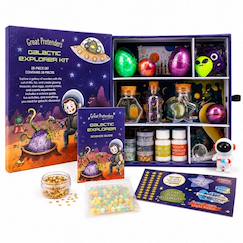Jouet-Jeux d'imitation-Cuisines et dinette-Jouet coffret explorateur galactique expériences spatiales