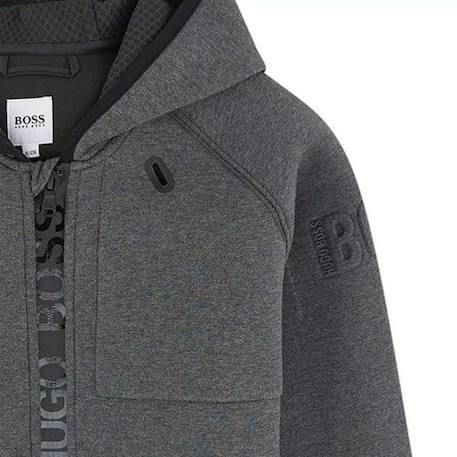 Sweat enfant en coton Gris, noir 3 - vertbaudet enfant 