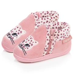 Chaussures-Chaussures bébé 17-26-Chaussons-Chaussons bottillons à zip, faciles à enfiler, bon maintien du pied, semelle antidérapante