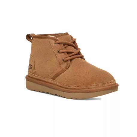Boots enfant en daim Marron+Noir 3 - vertbaudet enfant 