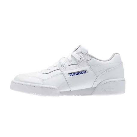 Baskets enfant en cuir Blanc, orange.+Blanc/bleu 5 - vertbaudet enfant 