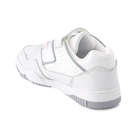 Baskets enfant en cuir Blanc 3 - vertbaudet enfant 