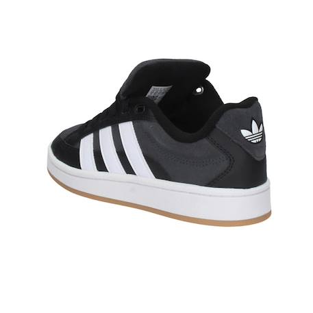 Baskets enfant en daim Noir, blanc 2 - vertbaudet enfant 